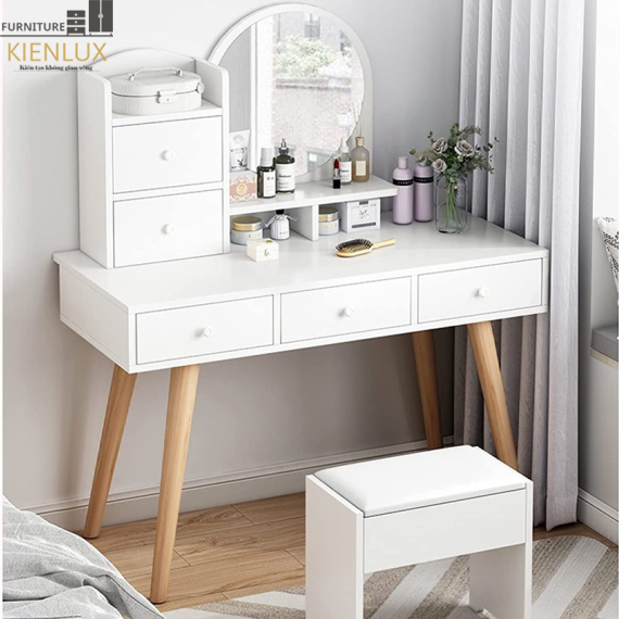 Bàn Trang Điểm Đẹp Gỗ Công Nghiệp MDF-BPKL002