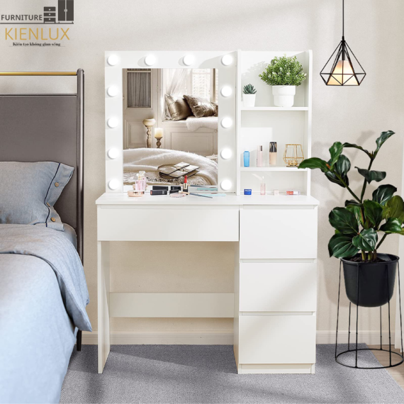 Bàn Trang Điểm Đẹp Hiện Đại Giá Rẻ Gỗ Công Nghiệp-BPKL003