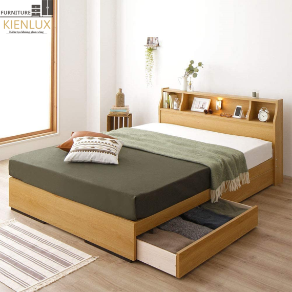 Giường Ngủ Hiện Đại Gỗ Công Nghiệp Dành Cho Gia Đình GNKL-028