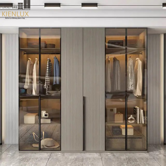 Tủ Quần Áo Cánh Kính Sang Trọng -KL001