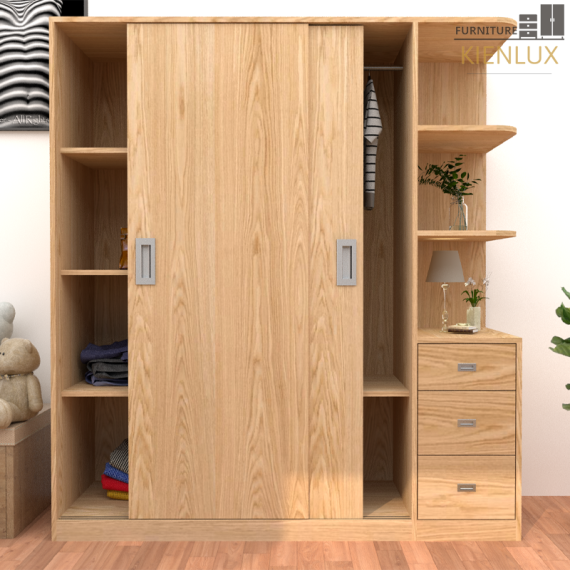 Tủ Quần Áo Gỗ – TAKL14