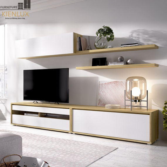 Mẫu Kệ Tivi Phòng Khách Gỗ Công Nghiệp-KTVKL005