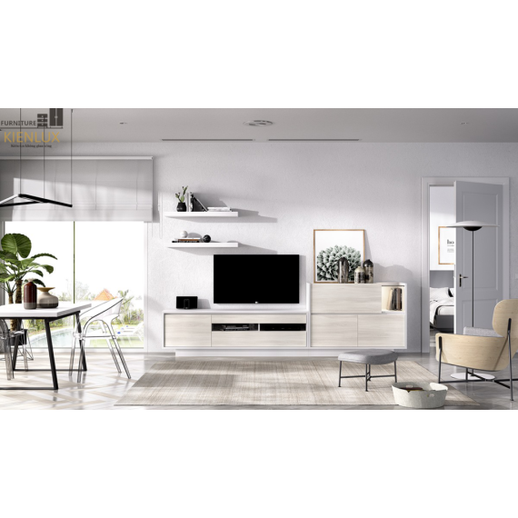 Mẫu Kệ Tivi Phòng Khách Gỗ Công Nghiệp-KTVKL007