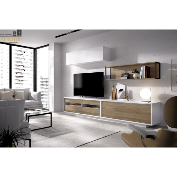 Mẫu Kệ Tivi Phòng Khách Gỗ Công Nghiệp-KTVKL010
