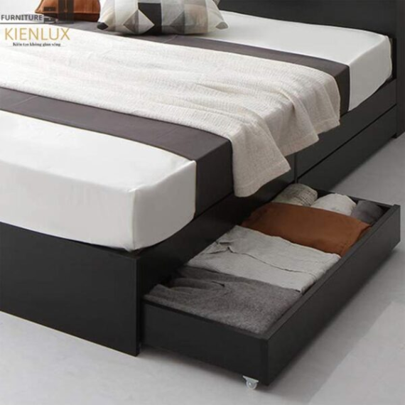 Giường Ngủ Đẹp Gỗ Công Nghiệp MDF Sang Trọng GNKL-018