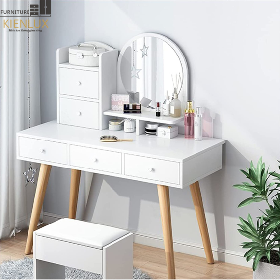 Bàn Trang Điểm Đẹp Gỗ Công Nghiệp MDF-BPKL002