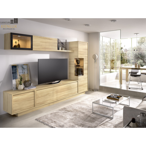 Mẫu Kệ Tivi Phòng Khách Gỗ Công Nghiệp-KTVKL004