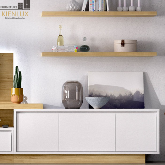 Mẫu Kệ Tivi Phòng Khách Gỗ Công Nghiệp-KTVKL006