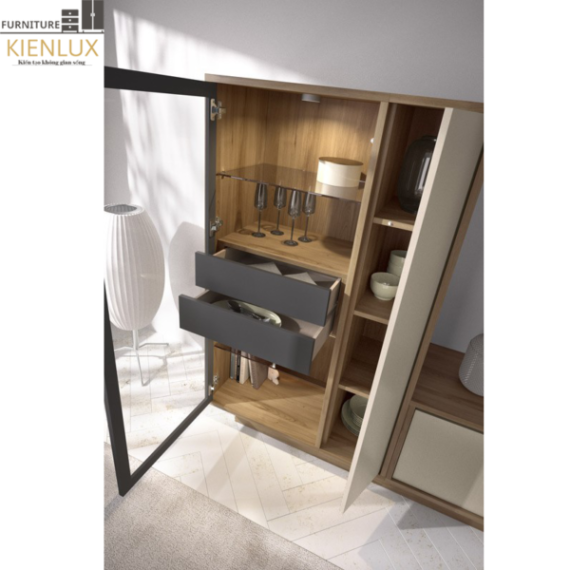 Mẫu Kệ Tivi Phòng Khách Gỗ Công Nghiệp-KTVKL012