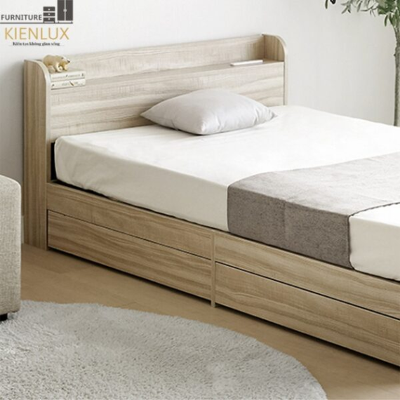 Giường Ngủ Gỗ Công Nghiệp Thiết Kế Sang Trọng GNKL-015