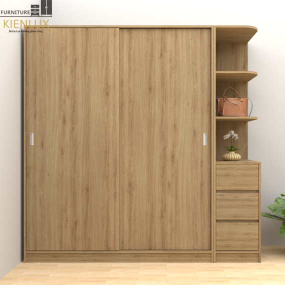 Tủ Quần Áo Cửa Lùa 2 Cánh TAKL-022