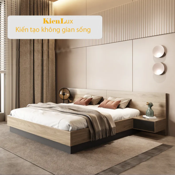 Giường Ngủ Đẹp Gia Đình Hiện Đại GNKL-026