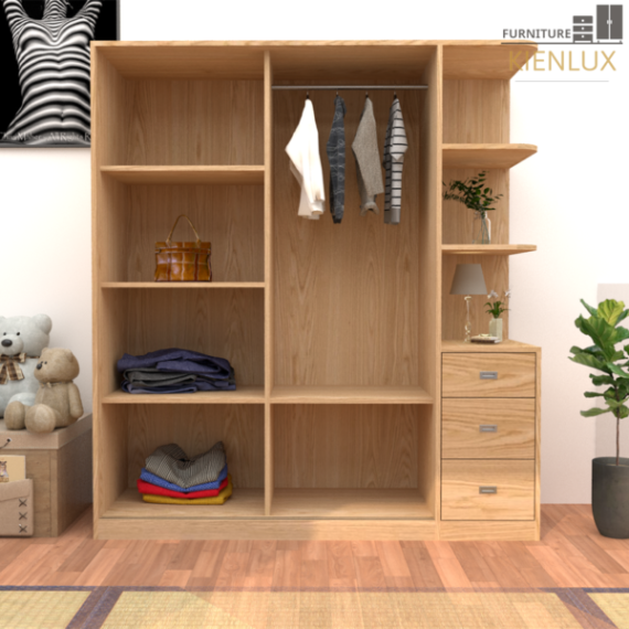 Tủ Quần Áo Gỗ – TAKL14