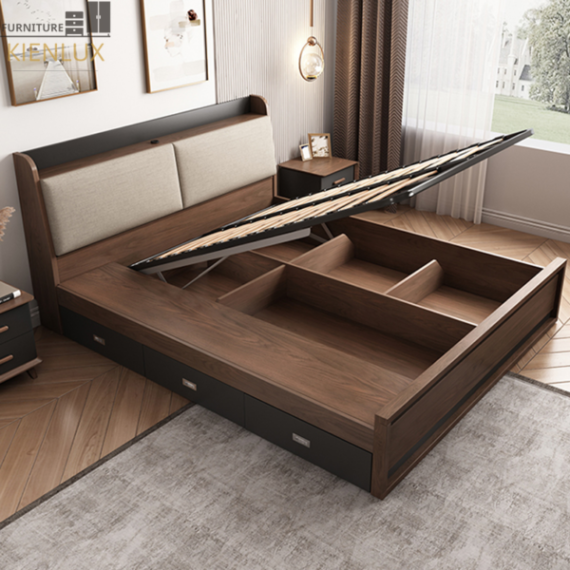 Giường Ngủ Gỗ Công Nghiệp GNKL-003