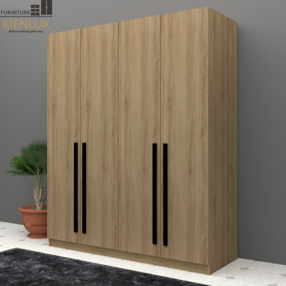 Tủ Quần Áo Gia Đình 4 Cửa Hiện Đại TAKL- 025