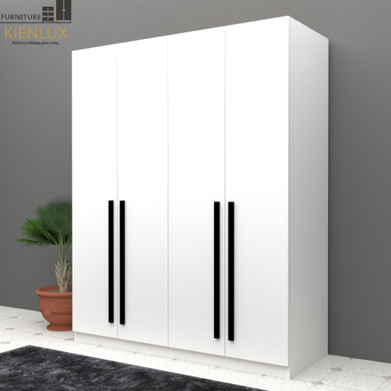 Tủ Quần Áo Gia Đình 4 Cửa Hiện Đại TAKL- 027