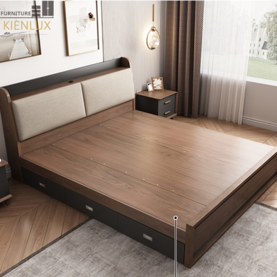 Giường Ngủ Gỗ Công Nghiệp GNKL-002