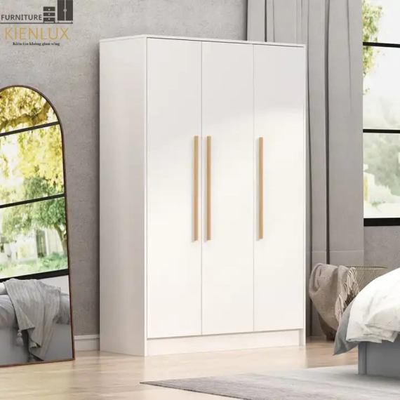Tủ Quần Áo 3 Cánh Gỗ Công Nghiệp -KL041
