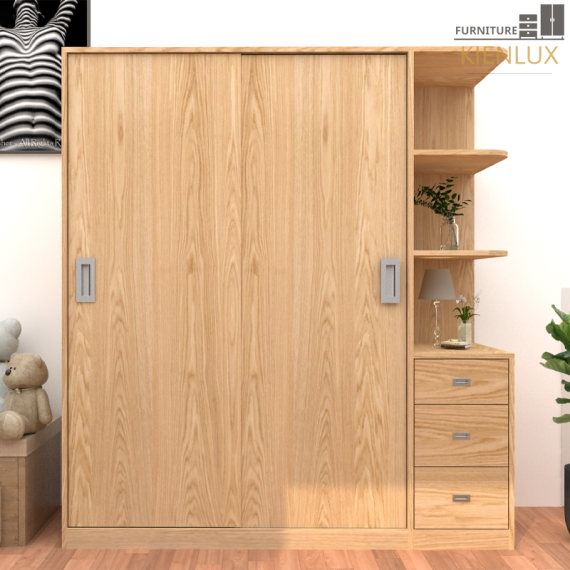 Tủ Quần Áo Gỗ – TAKL14