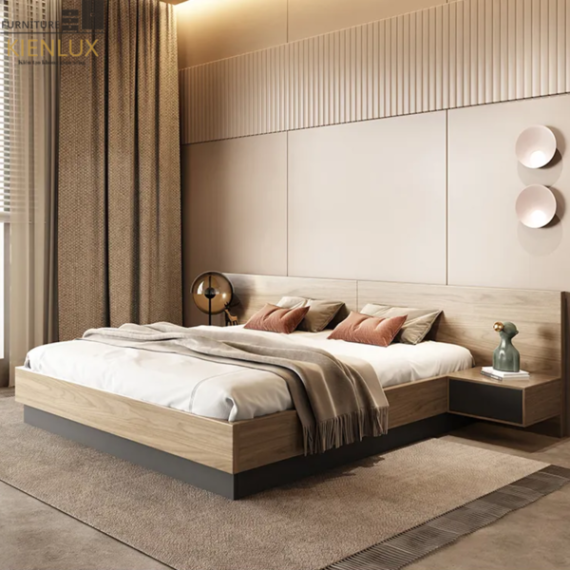 Giường Ngủ Đẹp Gia Đình Hiện Đại GNKL-026