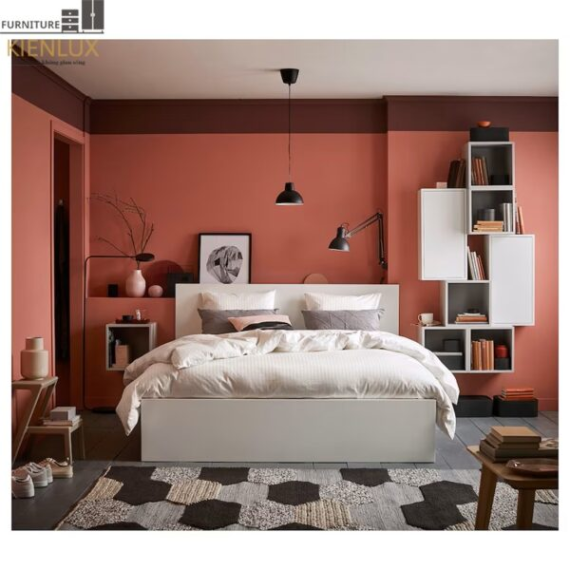 Giường Ngủ Đẹp Gia Đình Hiện Đại GNKL-023