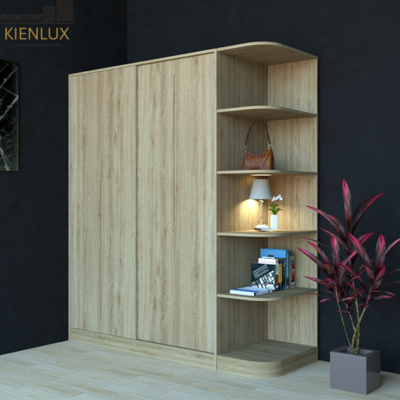 Tủ Quần Áo Cửa Lùa Thiết Kế Hiện Đại TAKL-028