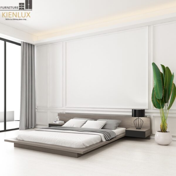Giường Ngủ Đẹp Gia Đình Hiện Đại GNKL-027