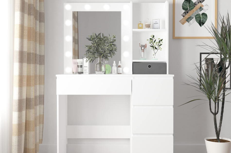 Bàn Trang Điểm Đẹp Hiện Đại Giá Rẻ Gỗ Công Nghiệp-BPKL003