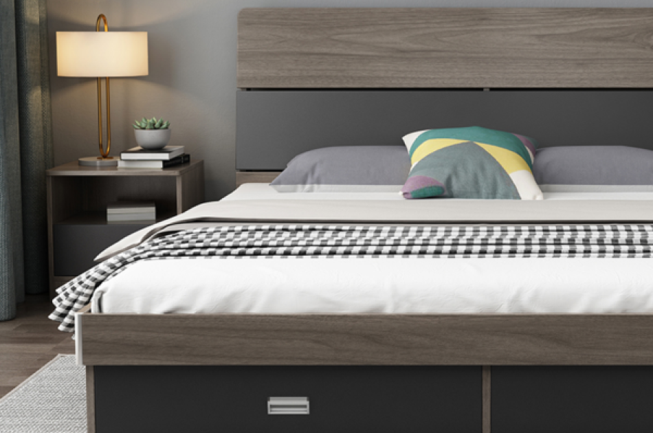 Giường Ngủ Gỗ Công Nghiệp GNKL-001