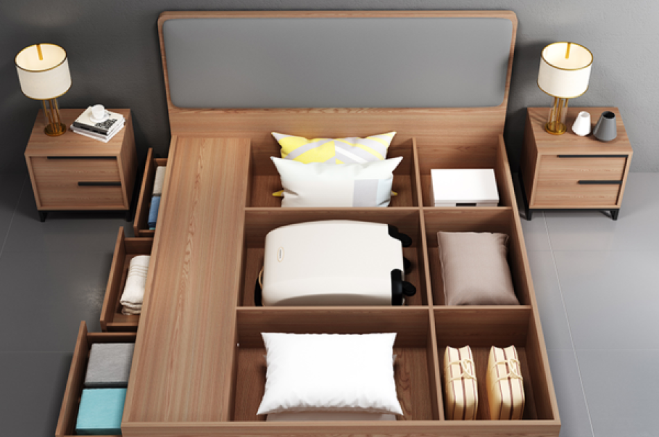 Giường Ngủ Đẹp Hiện Đại Bằng Gỗ Sang Trọng-GNKL009