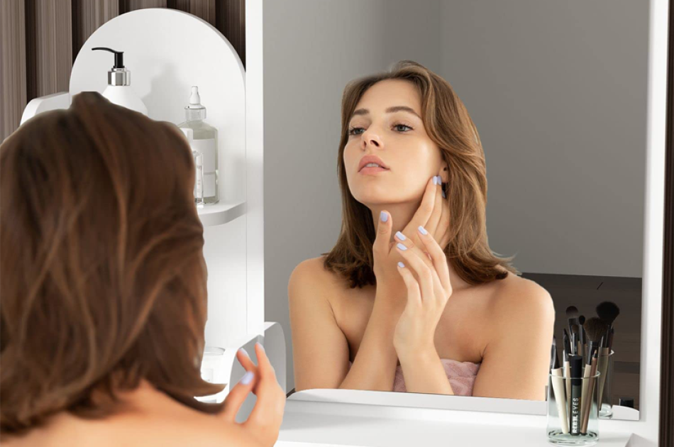 Bàn Trang Điểm Đẹp Gỗ Công Nghiệp MDF-BPKL004