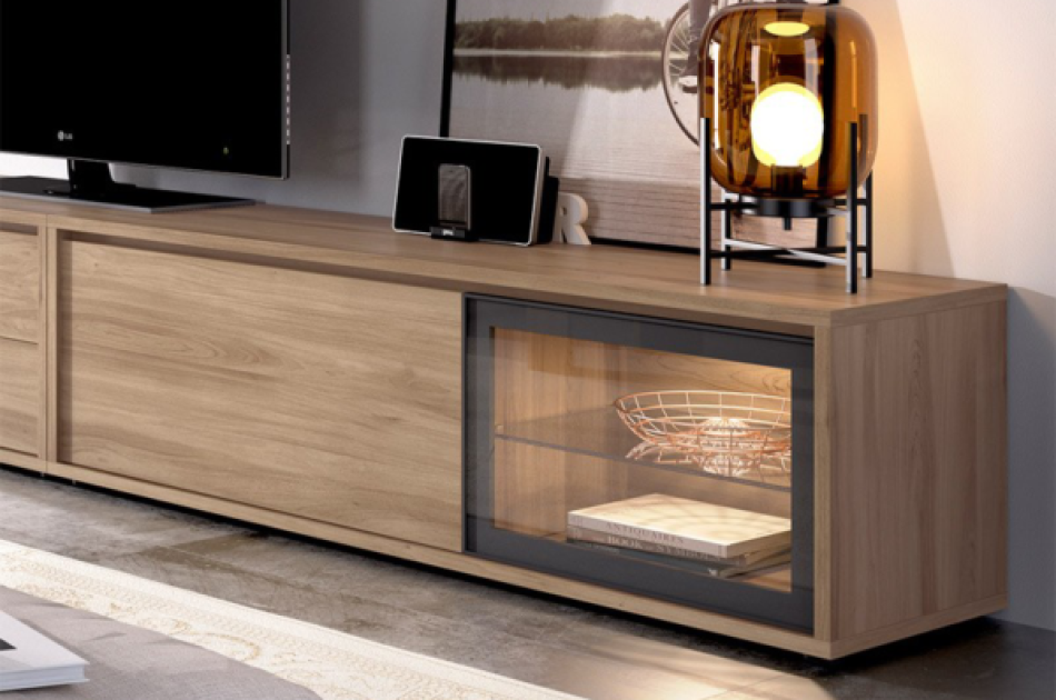 Mẫu Kệ Tivi Phòng Khách Gỗ Công Nghiệp-KTVKL011