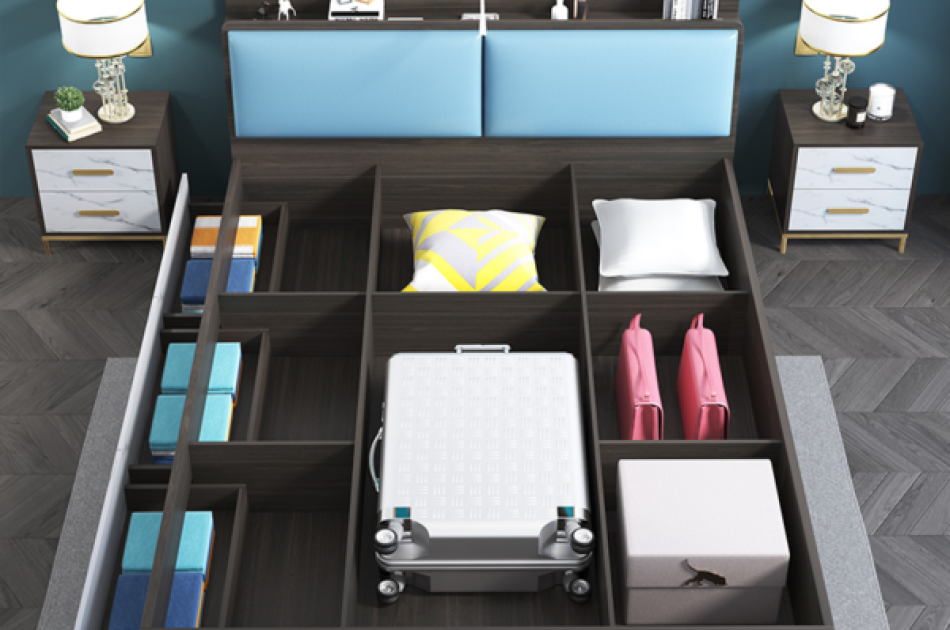 Giường ngủ hiện đại gỗ công nghiệp cao cấp-GNKL005