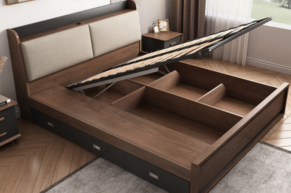 Giường Ngủ Gỗ Công Nghiệp GNKL-002