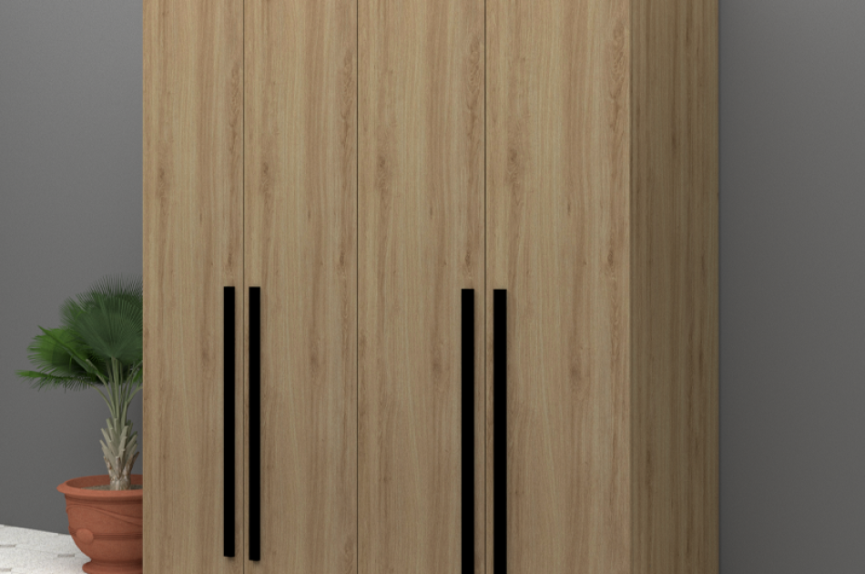 Tủ Quần Áo Gia Đình 4 Cửa Hiện Đại TAKL- 025