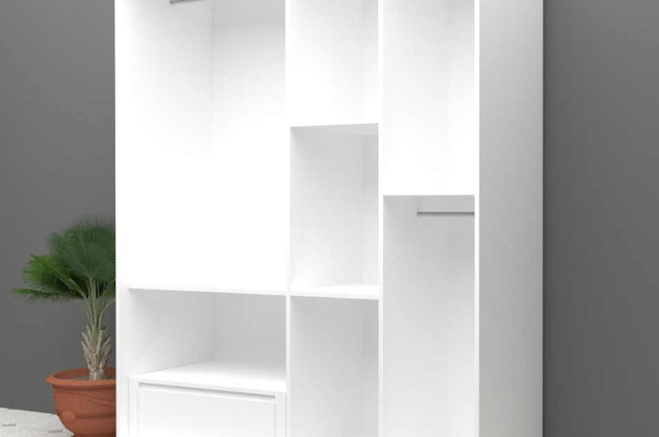 Tủ Quần Áo Gia Đình 4 Cửa Hiện Đại TAKL- 027