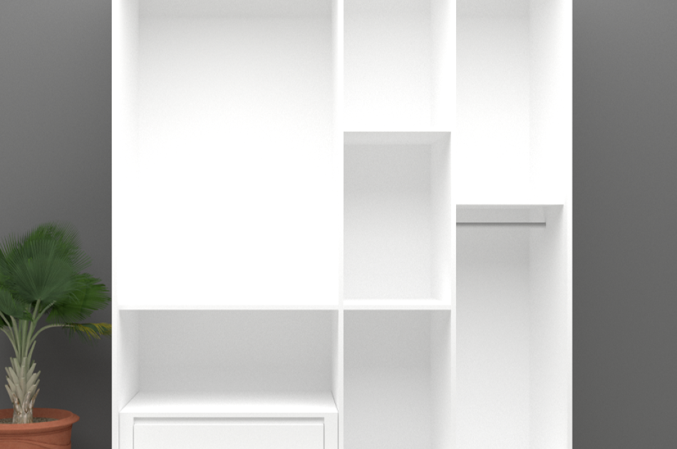 Tủ Quần Áo Gia Đình 4 Cửa Hiện Đại TAKL- 027