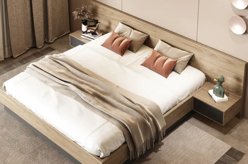 Giường Ngủ Đẹp Gia Đình Hiện Đại GNKL-026