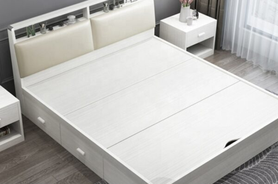 Giường Ngủ Đẹp Gỗ Công Nghiệp Hiện Đại-GNKL004