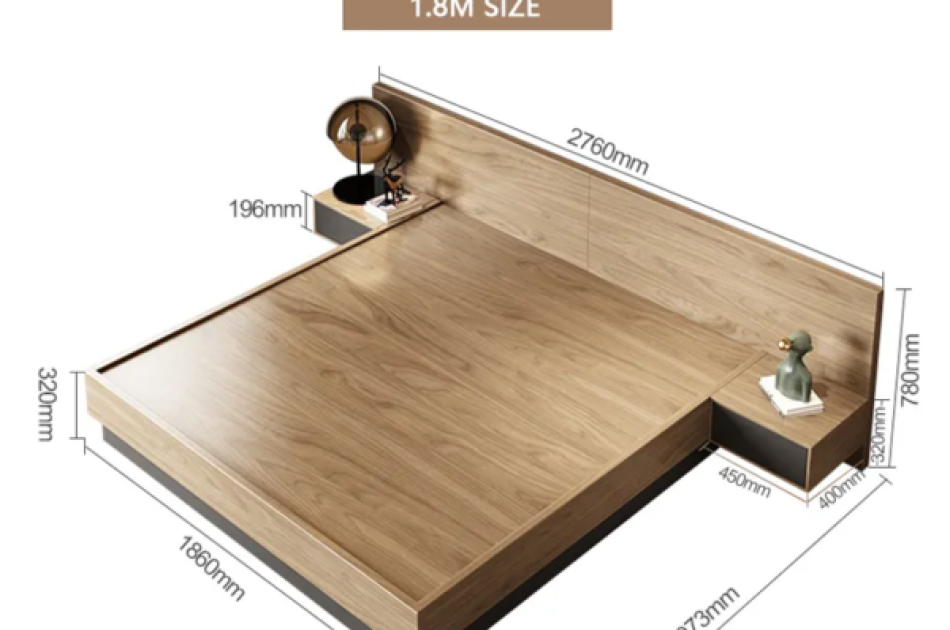 Giường Ngủ Đẹp Gia Đình Hiện Đại GNKL-026